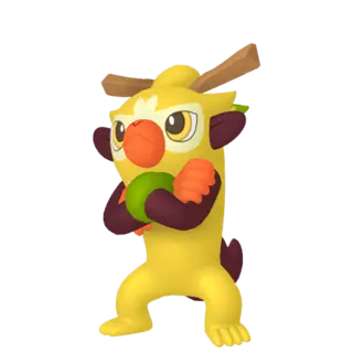 Thwackey shiny front-facing sprite from Pokémon Shield