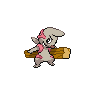 Timburr front-facing sprite from Pokémon Black