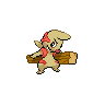 Timburr shiny front-facing sprite from Pokémon Black