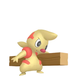Timburr shiny front-facing sprite from Pokémon X