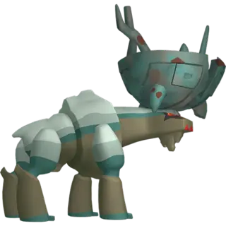 Ting Lu shiny front-facing sprite from Pokémon Violet