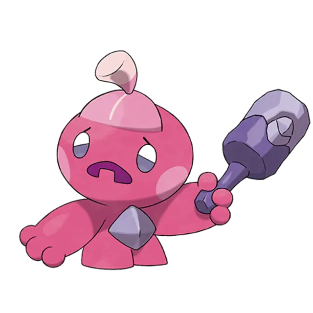 Tinkatink, the Metalsmith Pokémon — Fairy/Steel-type Pokémon official artwork