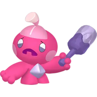 Tinkatink front-facing sprite from Pokémon Violet