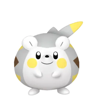 Togedemaru front-facing sprite from Pokémon Moon