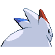 Togekiss back-facing sprite from Pokémon Diamond