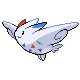 Togekiss front-facing sprite from Pokémon Diamond