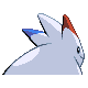 Togekiss back-facing sprite from Pokémon HeartGold