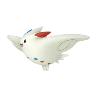 Togekiss shiny front-facing sprite from Pokémon Brilliant Diamond