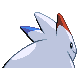 Togekiss back-facing sprite from Pokémon Platinum