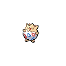 Togepi front-facing sprite from Pokémon White