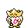 Togepi front-facing sprite from Pokémon Crystal