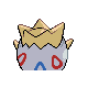 Togepi back-facing sprite from Pokémon Pearl