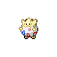 Togepi front-facing sprite from Pokémon Emerald