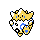 Togepi shiny front-facing sprite from Pokémon Gold