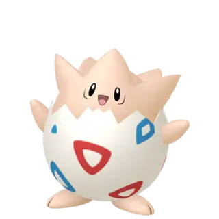 Togepi shiny front-facing sprite from Pokémon Shield