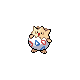 Togepi front-facing sprite from Pokémon Platinum