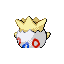 Togepi back-facing sprite from Pokémon Sapphire