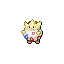 Togepi front-facing sprite from Pokémon Sapphire