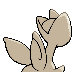 Togetic shiny back-facing sprite from Pokémon Pearl