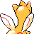 Togetic back-facing sprite from Pokémon Silver