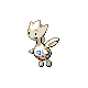 Togetic shiny front-facing sprite from Pokémon HeartGold