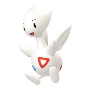 Togetic front-facing sprite from Pokémon XD: Gale of Darkness