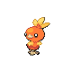 Torchic front-facing sprite from Pokémon Pearl