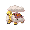 Torkoal shiny front-facing sprite from Pokémon White