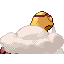 Torkoal shiny back-facing sprite from Pokémon Sapphire