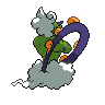 Tornadus shiny back-facing sprite from Pokémon White
