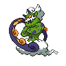 Tornadus shiny front-facing sprite from Pokémon White