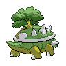 Torterra shiny back-facing sprite from Pokémon White 2