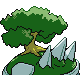 Torterra shiny back-facing sprite from Pokémon Pearl
