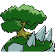 Torterra shiny back-facing sprite from Pokémon SoulSilver
