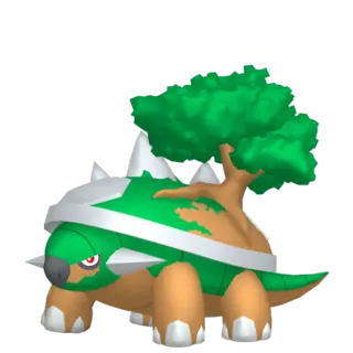Torterra front-facing sprite from Pokémon Shining Pearl