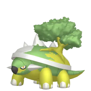 Torterra shiny front-facing sprite from Pokémon Shining Pearl