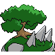 Torterra back-facing sprite from Pokémon Platinum