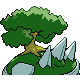 Torterra shiny back-facing sprite from Pokémon Platinum
