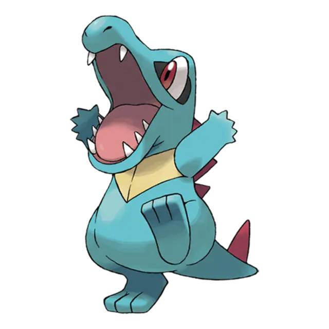 Totodile, the Big Jaw Pokémon — Water-type Pokémon official artwork