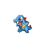 Totodile front-facing sprite from Pokémon White