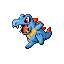 Totodile front-facing sprite from Pokémon Emerald