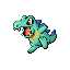 Totodile shiny front-facing sprite from Pokémon Emerald
