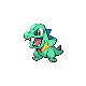 Totodile shiny front-facing sprite from Pokémon HeartGold