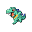 Totodile shiny front-facing sprite from Pokémon Ruby