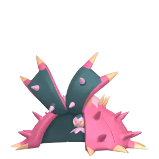 Toxapex shiny front-facing sprite from Pokémon Moon