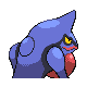 Toxicroak back-facing sprite from Pokémon SoulSilver