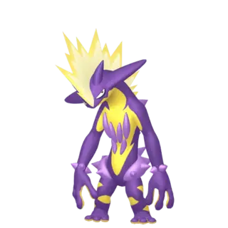 Toxtricity front-facing sprite from Mega Dimension
