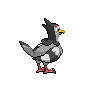 Tranquill back-facing sprite from Pokémon Black 2