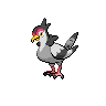 Tranquill front-facing sprite from Pokémon Black 2