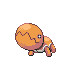 Trapinch front-facing sprite from Pokémon Pearl